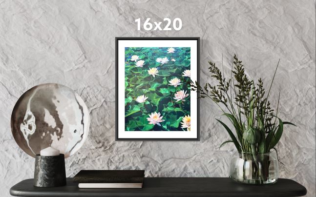 Lotus Pond in Tower Grove Park - Fine Art Print