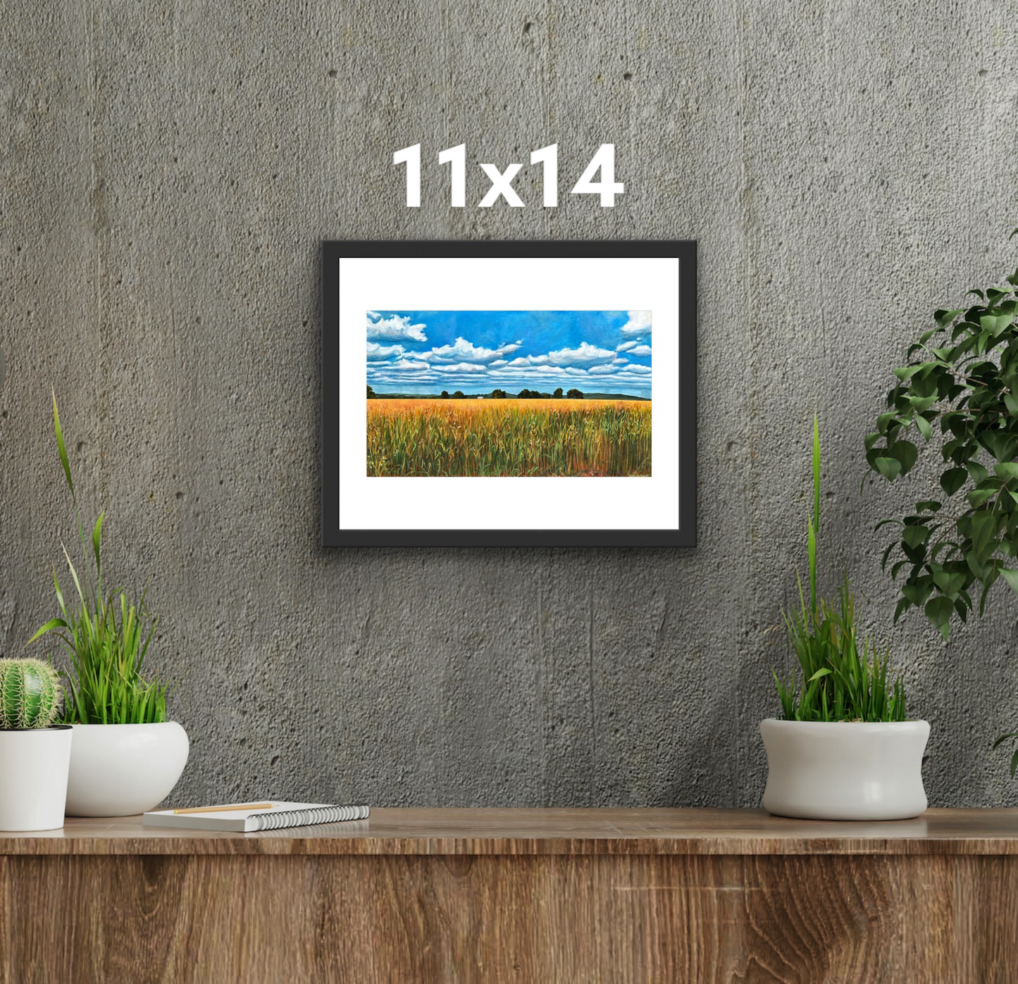 View of Hermann from Katy Trail - Fine Art Print