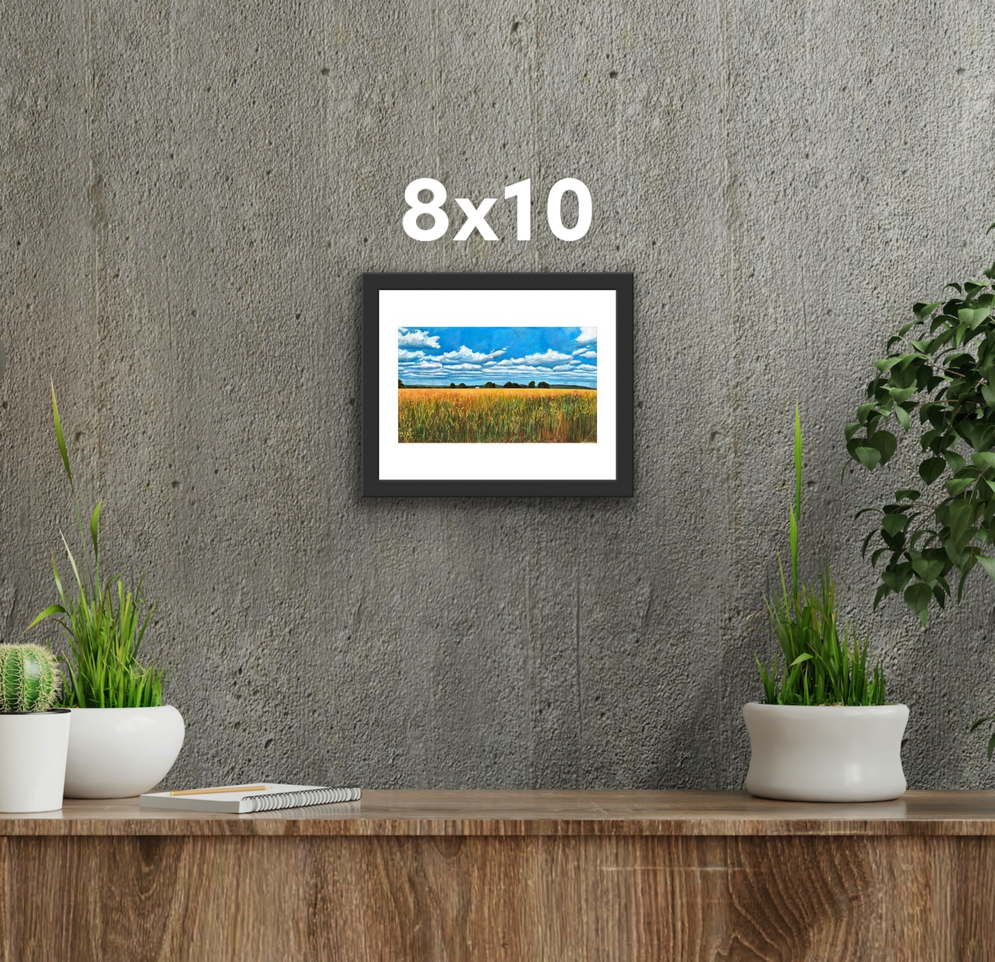 View of Hermann from Katy Trail - Fine Art Print