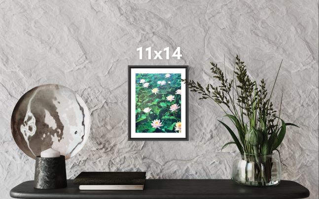 Lotus Pond in Tower Grove Park - Fine Art Print